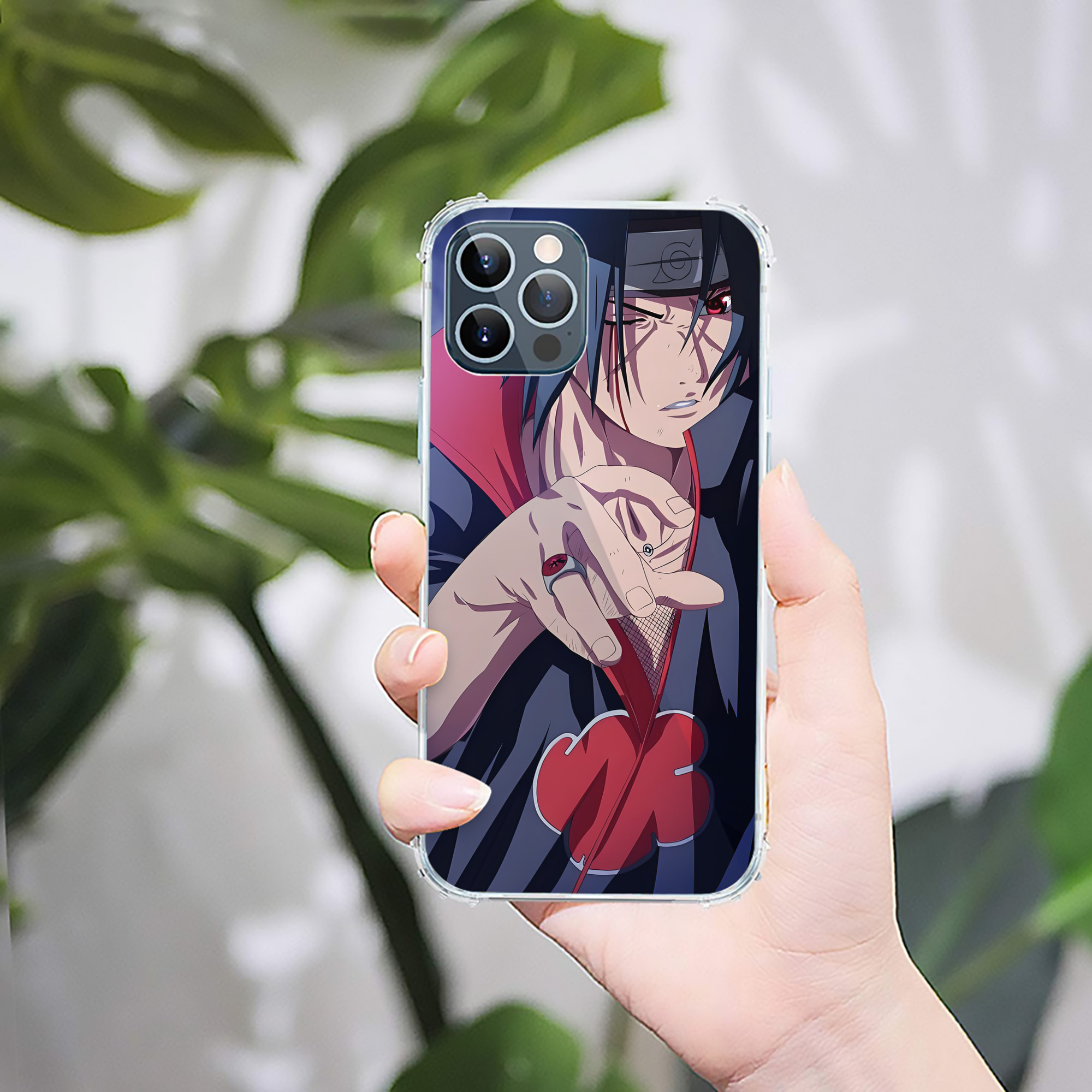 （画像用） NARUTO -ナルト- NARUTO -ナルト- 疾風伝 【iPhone 12シリーズ対応】透明スマホケース（クリアソフトケース）